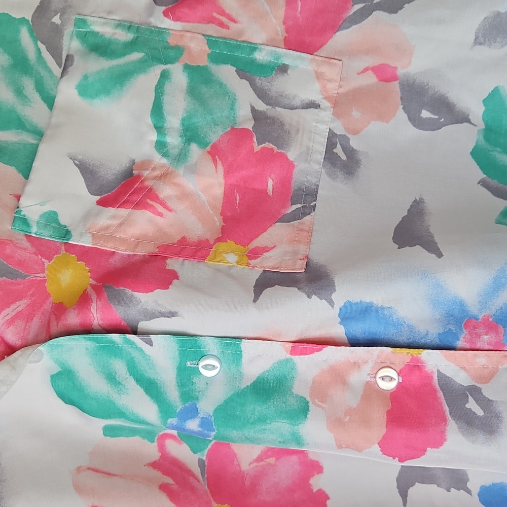 Pykettes Vintage Floral Short Sleeve Shirt - Picture 4 of 6